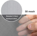 304 Stainless Steel Woven Wire Mesh, Fine Metal Screen, Rust-Resistant Filter Sheet, Kitchen Strainer, Industrial Sieve, Ventilation Grid, Safety Fence, Insect Screen