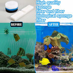 17 Pcs Filter Media Replacement Set Compatible with Fluval Fx4 Fx5 Fx6, Including Quick Clear/Fine Filter Water Polishing Pads, Foam, Foam Block, Activated Carbon, Silicone Lube, Mesh Bags