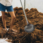 SUPVOX Drain Metal Dung Scoop Edging Shovel Large Spoon for Cleaning Construction Sites