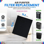 Bagean HPA200 Carbon Pre Filter A Compatible with Honeywell Air Purifier Filter Replacement - Fits HPA200 HPA5200 HPA5250 Series - Activated Prefilter A Absorbs Odor & Filters Freshen the Home (8-Pk)