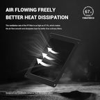 Dust Filter PC 90mm for Computer Cooler/PSU/Routers Nylon 80 Mesh, Magnetic Frame PC Fan Dust Mesh Cooler Filter Dustproof Computer Fan Grills (Nylon, 90 * 90mm, 5pcs, Black)