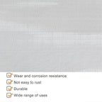 Stainless Steel Woven Wire Mesh 304 Stainless Steel Insect Screen Mesh, 120 Mesh Air Vent Mesh Metal Woven Wire Mesh for Vent, Filter, Window & Garden (Silver 1x10m)