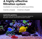 Brightwell Aquatics - Xport-BIO Block Aquarium Filter - Biological Filtration Media for Bacteria Growth, Nutrient Control & Control of Unwanted Nutrients - Aquarium Water Treatments, 4 Pack, 1.5 inch
