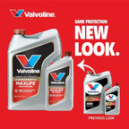 Valvoline Extended Protection High Mileage with Ultra MaxLife Technology 5W-20 Full Synthetic Motor Oil 5 QT, Case of 3