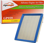 EPAuto GP959 (CA11959) Engine Air Filter, Replacement for Chevrolet Colorado & GMC Canyon (2015–2022) - Rigid Panel Air Filter