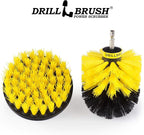 Bathroom Accessories - Shower Cleaner Tools - Toilet Brush- Grout Cleaner Brush - Carpet Cleaner Brush - Tile Cleaning Brush Kit - Bathtub Scrubbing Brush - Bathroom Mirror Cleaning Kit for Home Use