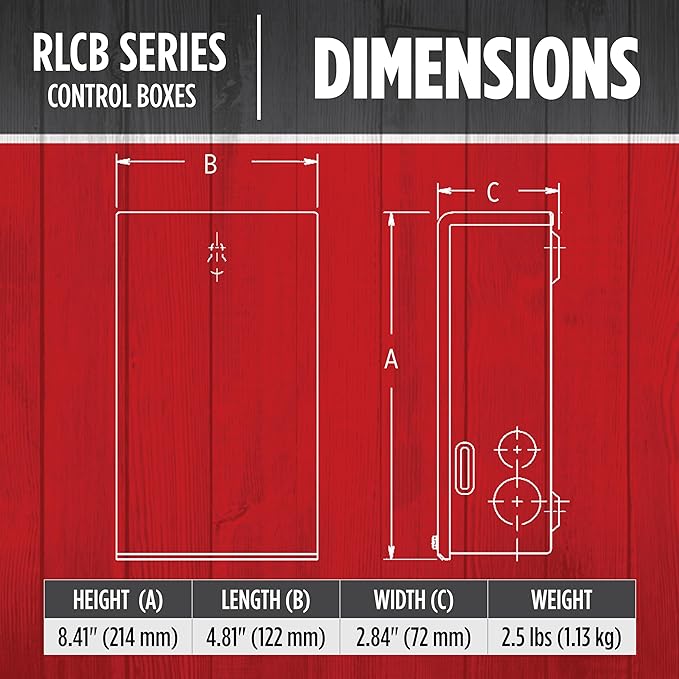 Red Lion RLCB10-230 1-HP 230-Volt VMC Control Box for Submersible Well Pump, Grey, 640191