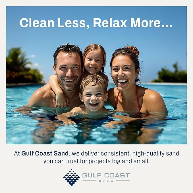 5-Pack Pool Filter Sand, Premium Filtration with Pure Silica Formula, 50 Lbs - Swimming Pool System Accessories and Supplies for Cleaning and Maintenance