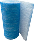 Paint Booth Exhaust Fiberglass Filter Roll, Blue/White Paint Arrestor for Spray Booth (25" x 200ft)
