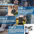 18x30x1 Electro-static Air Filter (1-Ct) AC Furnace Filter, Reusable & Washable 4-Stage Electrostatic Filter for Residential and Commerical HVAC (Actual Size: 17.75 x 29.75 x 0.75 Inches)