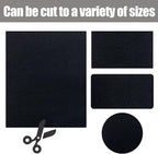 Carbon Fabric Filter - 16" x 48" x 0.2" (2 Pack) Activated Charcoal Hepa AC Vent Filter Replacement