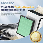Vital 200S-P Toxin Absorber Replacement Filter for LEVOIT Vital 200S Vital 200S-P Air Purifier,V-ital-200S-RF-TX(LRF-V201-GUS), Green, 2 Pack