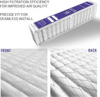 Compatible for Carrier & Bryant EXPXXFIL0320 Air Filter Replacement EXPXXFIL0020 20x25x5 (2-Pack), MERV 13, Foldable Media