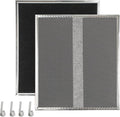 Upgrade HPF30 Charcoal Range Hood Non-Ducted Filter (with Clips), for Broan Nutone S97020466 Series Range Hood 14.6” x 12.8” x 0.14” Traps Odors Grease Filters Type XC - 2 Pack