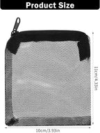 10 Pcs Aquarium Media Bags, 3.9" X 4" Filter Media Bag Small Media Bags for Aquarium Aquarium Filter Bags with Zipper Reusable Filter Bags for Fish Tank Activated Carbon