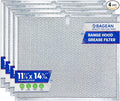 Bagean Stove Hood Vent Filter 11.8" x 14.3" BPS1FA30 - Compatible with NuTone Allure & Broan Range Hood Filter Replacement 99010299 - Fits QS1 QS2 30" Hoods - Blocks Grease & Filters Oven Air (4-Pk)