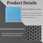 silverado Dedicated CF11966 Cabin Air Filter With Activated Carbon For 2019 2020 2021 2022 2023 2024 silverado 1500 2500 3500