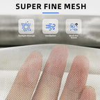 20 Mesh 304 Stainless Steel Mesh Screen, 24''×118''（60cm×300cm） Wire Screen Mesh, Rust Free Woven Wire Mesh, Metal Mesh Screen for Air Vents, Window Screen, Filters, Cage,Garden Covers