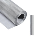 304 Stainless Steel Mesh Screen, Wire Screen Mesh, Rust Free Woven Wire Mesh, Metal Mesh Screen for Air Vents, Window Screen, Filters, Cage,Garden Covers (40mesh 47in×118in)