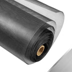 304 Stainless Steel Mesh Window Screen Roll,47IN x 10FT Black Metal Window Screen Replacement,Window Screen Mesh for Window,Door,Patio,Pet,Vent,Filter,Porch,Cage and DIY Project (22 Mesh)