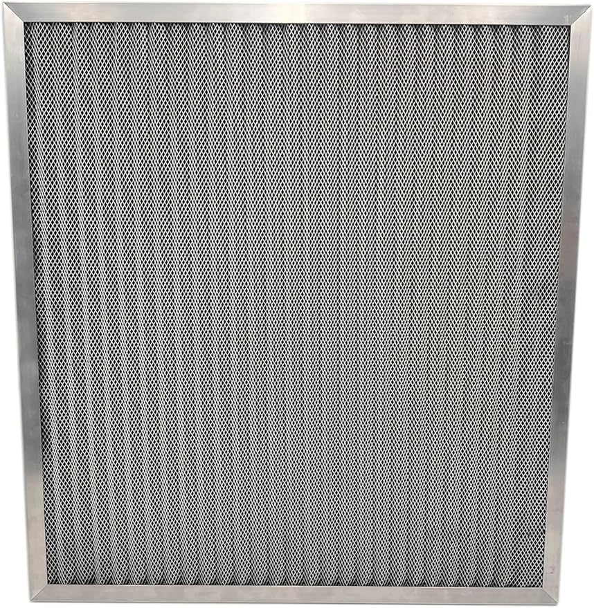 21 1/2x23 5/16x1 Electro-static Air Filter (1-Ct) AC Furnace Filter, Reusable & Washable 4-Stage Electrostatic Filter for Residential and Commerical (Actual Size: 21 1/2 x 23 5/16 x 0.75")