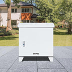 Pond, Water Garden Weatherproof Outdoor Cabinet Enclosure for Pond Aerator, Air Pump 20”W×15”D×19”H with pre-drilled knockouts, 110V Cooling Fan and pre-wired outlet included