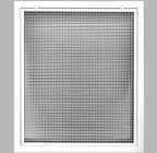 HVAC Premium 20" x 24" Cube Core Eggcrate Return Air Filter Grille for 1" Filter - Aluminum - White [Outer Dimensions: 22.5" x 26.5"]
