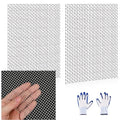 2 Pcs 13x9 (33cmx23cm) 5 Mesh 304 Stainless Steel Wire Mesh Sheet, Rustproof Metal Mesh Sheet Screen for DIY Crafts, Vent Covers, Garden Fencing, Window Protection & Industrial Filters