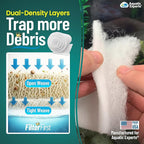 Aquatic Experts Aquarium Filter Floss for Fish Tank Filters - FilterFirst Aquarium Filter Pad - Media Roll for Crystal Clear Water, 3/4" - 1" Thick (18 Inch Wide, 24 Feet Long)