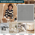 20x30x1 Reusable Air Filter, Washable, MERV 8, Permanent Electrostatic Air Filter, Lasts a Lifetime, Breathe Safely at Home or in the Office