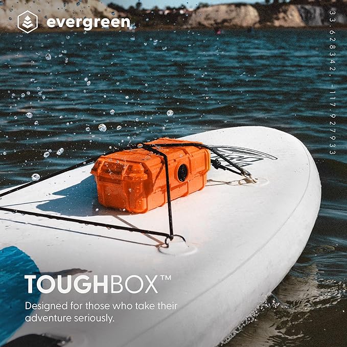 Evergreen 57 Waterproof Dry Box Protective Case with Pick & Pluck Foam - Travel Safe/Mil Spec/USA Made - for Cameras, Phones, Hiking, Boating, Water Sports, Action Cams (Black)