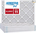 Aerostar 10x12x1 MERV 11, Pleated Air Filter, 10x12x1, Box of 6, Made in the USA