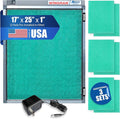 17x25x1 Polarized Media Electronic Air Filter - High Air Flow - Homeowner Installed - 1-Yr Supply of Replacement Pads - Simply Replace Your Current AC/Furnace Air Filter and PLUG IT IN!