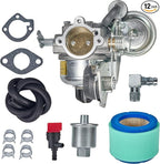 146-0663 Carburetor For Onan 4000 4500 5000 5500 7000 Emerald BGE Spec K-P. BGD & BGDL Begin Spec F Replace 146-0577 146-0630 Motorhome Generator Carburetor with Air Filter Kit