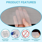 4 Pcs 13x9 (33cmx23cm) 40 Mesh 304 Stainless Steel Wire Mesh Sheet, Rustproof Metal Mesh Sheet Screen for DIY Crafts, Vent Covers, Garden Fencing, Window Protection & Industrial Filters