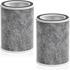 HP202 Replacement Filter Compatible with Shark Air Purifier MAX HP200 Series HP201 HP302 HP301 HP232 UA205 AP1000 HC501 HC502, 3-in-1 H13 Grade True HEPA Filter, Part # HE2FKBAS HE2FKBASMB, 2 PACK
