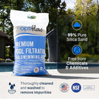 5-Pack Pool Filter Sand, Premium Filtration with Pure Silica Formula, 50 Lbs - Swimming Pool System Accessories and Supplies for Cleaning and Maintenance