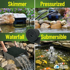 Aquatic Experts Classic Koi Pond Filter Pad COARSE – Bulk Roll Pond Filter Media, Rigid Ultra-Durable Latex Coated Fish Pond Filter Material US (12" x 12 Feet, Coarse (Black))