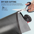 39x12 inch Customizable DIY Floor Vent Covers, Magnetic PVC Vent Mesh for Wall, Ceiling & Home Floor, PC Case Dust Mesh Filter