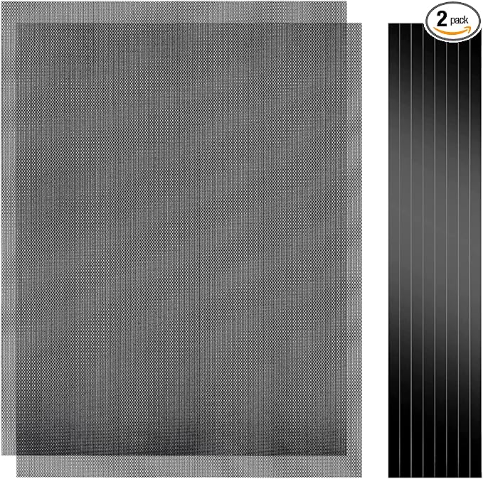 400x300mm DIY PC Case Dust Mesh Filter, 2Pack PVC Dustproof Mesh Filter Cover with Magnetic Strip for Computer PC Case