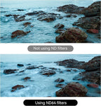 7artisans Nano Magnetic Filter UV Filter ND Light Reduction Filter/CPL Polarization Filter/GND Gradient Filter/Black Mist 1/4 Portrait Photography Filter Suitable for Lens(67mm ND64)