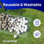 AQUASTRONG Pool Filter Balls for Sand Filters, 5.5 lbs Reusable Pool Sand Filter Balls (Replaces 200 lbs of Sand), Efficient Water Filtration Pool Filter Balls for Swimming Pools, Filter Pumps