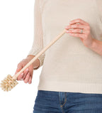 REDECKER Extra Long Bottle Brush Cleaner: Durable Horsehair and Beechwood Handle, Ideal for Vases, Pitchers, Mugs, and Baby Bottles, 16-1/2 Inch, Dense Natural Bristles, Made in Germany