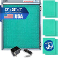 12x30x1 Polarized Media Electronic Air Filter - High Air Flow - Homeowner Installed - 1-Yr Supply of Replacement Pads - Simply Replace Your Current AC/Furnace Air Filter and PLUG IT IN!