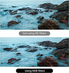 7artisans Nano Magnetic Filter UV Filter ND Light Reduction Filter/CPL Polarization Filter/GND Gradient Filter/Black Mist 1/4 Portrait Photography Filter Suitable for Lens(72mm ND8)