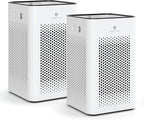 Medify MA-25 Air Purifier with True HEPA H13 Filter | 825 ft² Coverage in 1hr for Allergens, Smoke, Wildfires, Odors, Pollen, Pet Dander | Removal to 0.1 Microns | White, 2-Pack