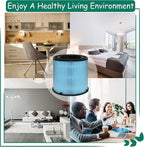 AP1001 Filter Replacement, Compatible with AP1001 Air Purifier, Part Number AP1001-RF, 5-Layer Purification System, 2 Pack