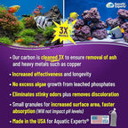 Premium Activated Carbon, Aquarium Carbon for Fish Tank Filter, Aquarium Filter Media, Granulated Charcoal for Fish Tanks, Activated Charcoal Bulk (3 lbs with Fine Mesh Bag)