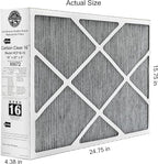 Lennox Healthy Climate Lennox X6672 16x25x5 Healthy Climate Carbon-Clean MERV 16 Filter Bundle with Same Day Supply Filter Change Reminder