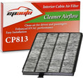 EPAuto CP813 (CF8813A) Cabin Air Filter includes Activated Carbon Replacement for Honda Odyssey (1999-2004), Pilot (2003-2008), Acura MDX (2001-2006)